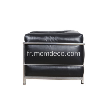 Canapé simple en cuir LC3 Grand Modele